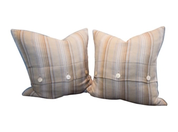 Pair Of Elizabeth Eakins Pillows