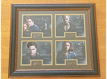 Framed  Autographs Of The Cast Of Twilight