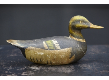 Decorative Hand Painted Wooden Decoy Duck