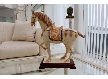 Chinese Terracotta Horse Figurine