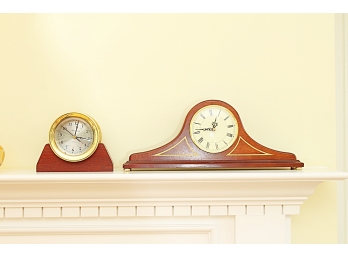Two Decorative Mantle Clocks