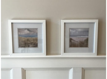 Two Framed Beach Prints