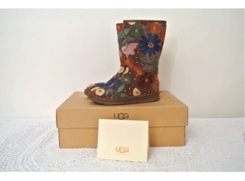 Pair 'Autumn Floral' Ugg Boots - (Retails For $200)