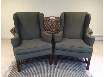 Pair Of Drexel Heritage Wing Chairs
