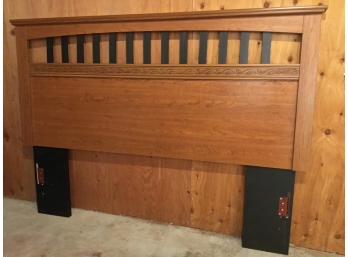 Queen Size Bed Frame With HeadBoard And Matching Nightstand