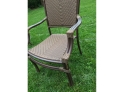 Restoration Hardware Patio Table And Four Arm Chairs