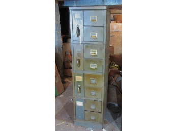 Stacking Vintage Green File Cabinets