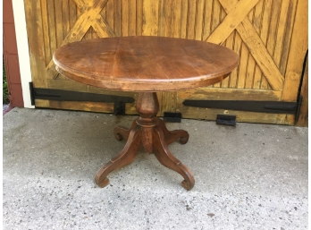 Reclaimed Wood Round Center Table