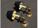 Pair Wonderful Brass 'Hand' Wall Sconces