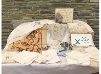Lovely Collection Of Irish Linens