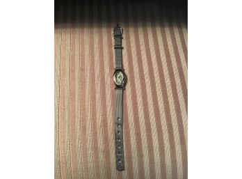 Authentic Silvertone Fossil Watch