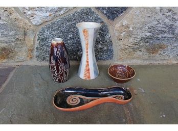 Four Elsie Ralph Ceramic & Pottery Pieces