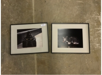Two Black Metal Framed Photographs By John Zappota