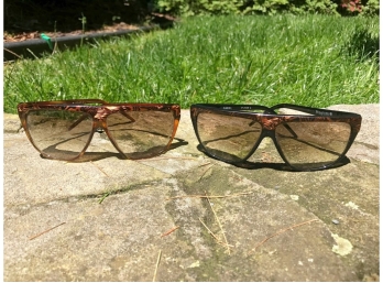 Two Pairs Of Vintage Laura Biagotti Sunglasses