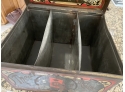 Funky Folk Art Metal Storage Box