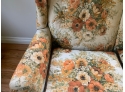 Vintage Floral Upholstered Two Seat Settee