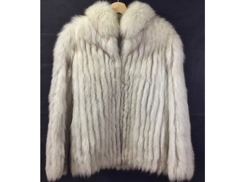 Fabulous White Rabbit Fur Coat