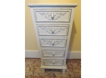 Reverse Taper Shabby Chic Chest Of Drawers