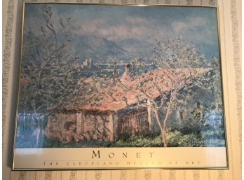 Framed Monet Museum Poster
