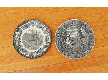 Two Spode Archive Collection Plates