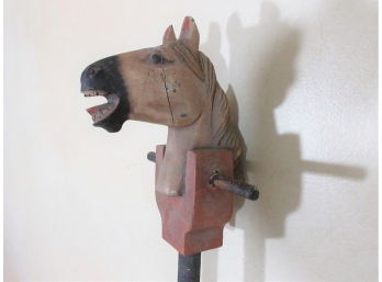 Vintage Antique Style Horse Head Child's Toy