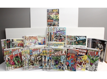 Lot Of 150 Comic Books - The Incredible Hulk, Iron Man,  The Fantastic Four And More