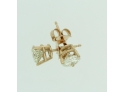 Absolutely Gorgeous 1.44 Carat TW Diamond Stud Earrings In Rose Gold