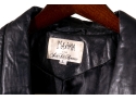 Maxima For Saks Fifth Avenue Vintage Leather Trench Coat