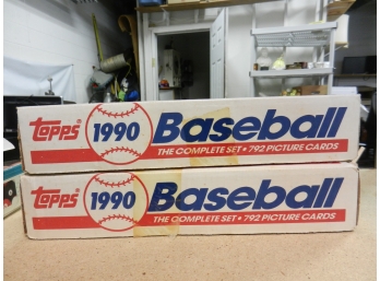Two Boxes New Sealed 1990 TOPPS Baseball Cards