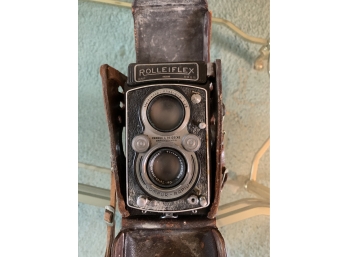 Rolleiflex Camera In Case