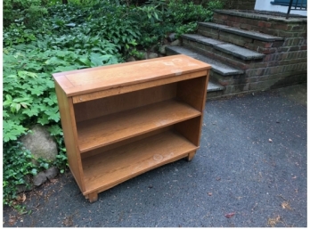 Oak Three Shelf Bookcase