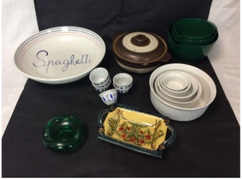 Corningware Bowls, Rome Inc. Bowls, Spaghetti Bowl And More