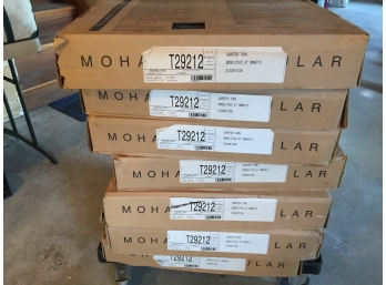 Seventeen Boxes Of Mohawk Modular Carpet Tiles New In Box