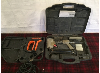 Porter & Cable Brad Nailer And Powershot Pro Electric Staple Gun