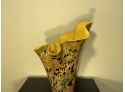 Beautiful Ribbon Form Tall Vase