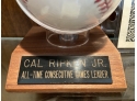 Cal Ripken Jr.  Autographed  Baseball In Display Case With COA