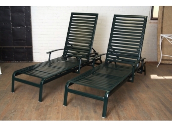 Vintage Brown Jordan  Retractable Arm Chaise Lounges #1 - Retail $350