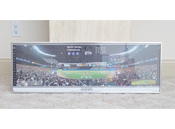 Framed 2000 Worlds Series Champion NY Yankees Puzzle