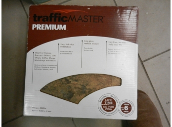 New Box Traffic Master Premium Morocco Slate Patter TM061 Self Stick Floor Tiles - 12x12