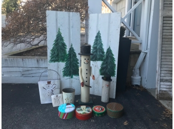 Group Of Interesting Christmas Decorations - 11 Pieces