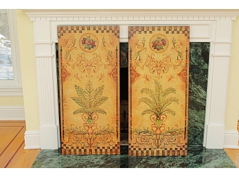 Pair Decorative Wall Panels