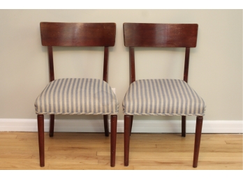Pair Of Two Drexel Mahogany Chairs