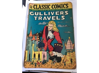 Vintage Comics From The 'Classic Comics' Graphic Adventure Series
