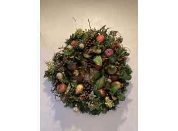 Beautiful Large Cornucopia Wreath