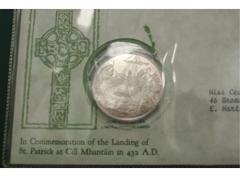 1972 The National Trust Of Ireland .999 Silver Token