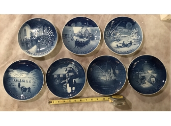 Seven B&G Yearly Plates
