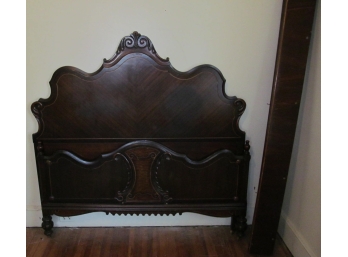 Antique Full Size Bed With Side Rails