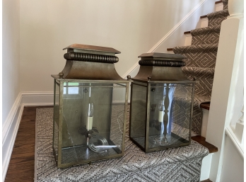Two BRAND NEW 'Flea Market Lanterns' From Circa Lighting (Retail For $549 Each)