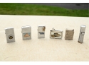 Assorted Vintage Lighters And Ashtrays