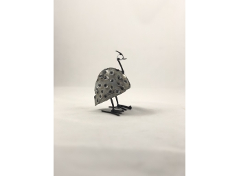 Mid Century Brutalist-Style Metal Bird Sculpture